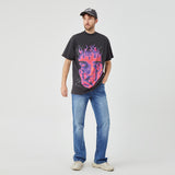Flame-Shadow Cool-Face T-shirt