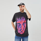 Flame-Shadow Cool-Face T-shirt
