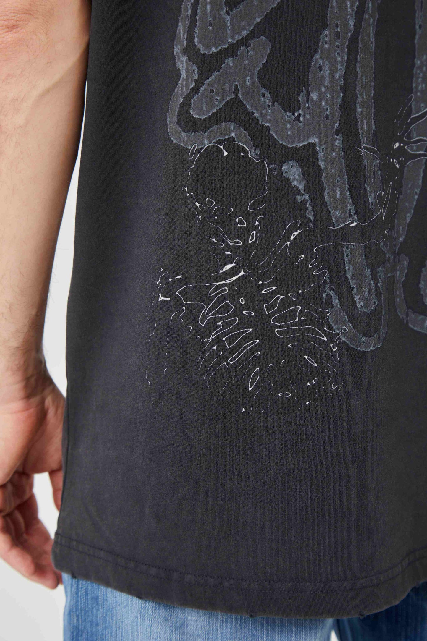 Flame - Shadow Cool - Face T - shirt