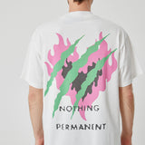 Flaming Skull Pulse White T-shirt