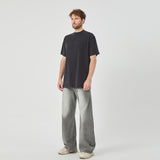 Oversized Black Cotton T-shirt