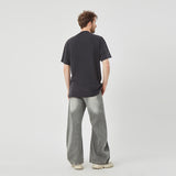 Oversized Black Cotton T-shirt