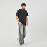 Oversized Black Cotton T-shirt