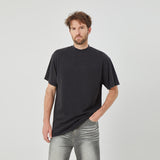 Oversized Black Cotton T-shirt