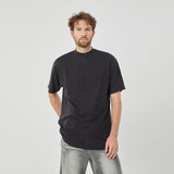 Oversized Black Cotton T-shirt