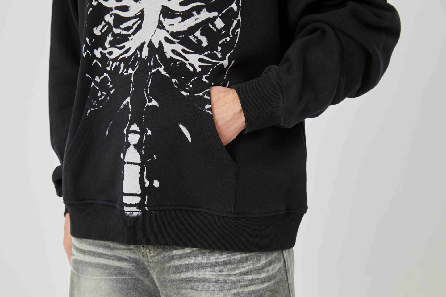 Black Motif Design Hoodie