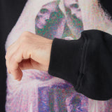 ROCK&CALEB Black Hoodies with Flaming Heart