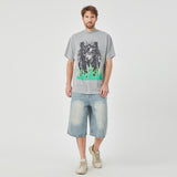 ROCK&CALEB Gothic Cross T-shirt