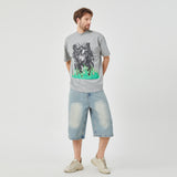 ROCK&CALEB Gothic Cross T-shirt