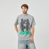 ROCK&CALEB Gothic Cross T-shirt