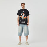 ROCK&CALEB Enigmatic Hooded Graphic T-shirt