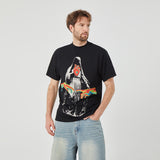 ROCK&CALEB Enigmatic Hooded Graphic T-shirt