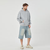 ROCK&CALEB Casual Grey Hoodie Ensemble