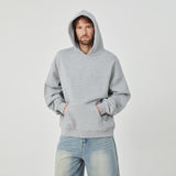 ROCK&CALEB Casual Grey Hoodie Ensemble