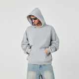 ROCK&CALEB Casual Grey Hoodie Ensemble
