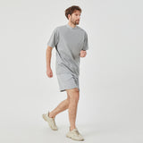 Oversizd Grey Cotton T-shirt