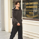 Men's Oversized Black Sweatpants - Baggy Fitting Relaxed Streetwear for Daily Comfort