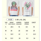 Flaming Skull Pulse White T-shirt