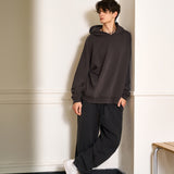 Men's Oversize Grey side pocket hoodie