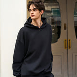 Men's Oversize Black side pocket hoodie