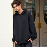 Men's Oversize Black side pocket hoodie