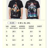 ROCK&CALEB Enigmatic Hooded Graphic T-shirt