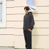 Men's Oversized Black Sweatpants - Baggy Fitting Relaxed Streetwear for Daily Comfort