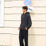 Men's Oversized Black Sweatpants - Baggy Fitting Relaxed Streetwear for Daily Comfort