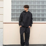 Men's Oversized Black Sweatpants - Baggy Fitting Relaxed Streetwear for Daily Comfort