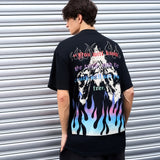 Men's Relaxed Fit Black Graphic T-Shirt