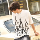 Men's Urban Flame Graphic T-Shirt