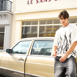 Men's Urban Flame Graphic T-Shirt