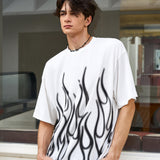 Men's Urban Flame Graphic T-Shirt