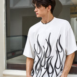 Men's Urban Flame Graphic T-Shirt