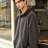 Men's Oversized Gray Hoodie