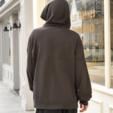 Men's Oversized Gray Hoodie