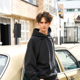 Men's Oversized Black Hoodie