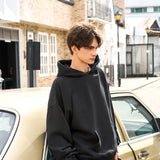 Men's Oversized Black Hoodie