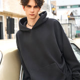 Men's Oversized Black Hoodie