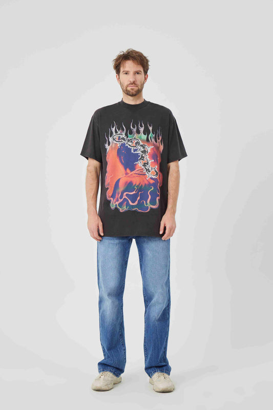 Fiery Serpent Pulse T - shirt