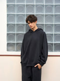 Men's Oversize Vintage black side pocket hoodie