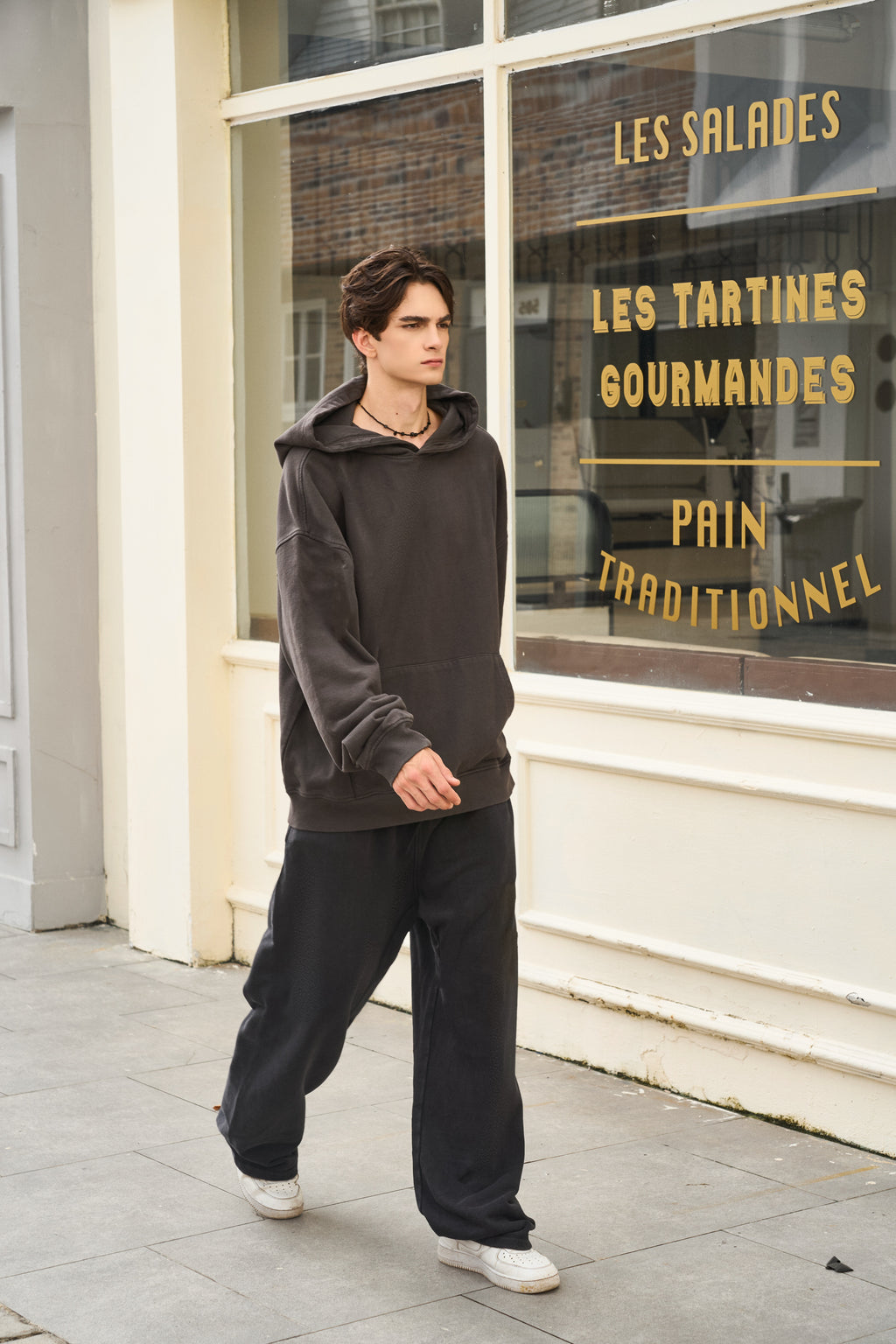 Men's Oversized Black Sweatpants