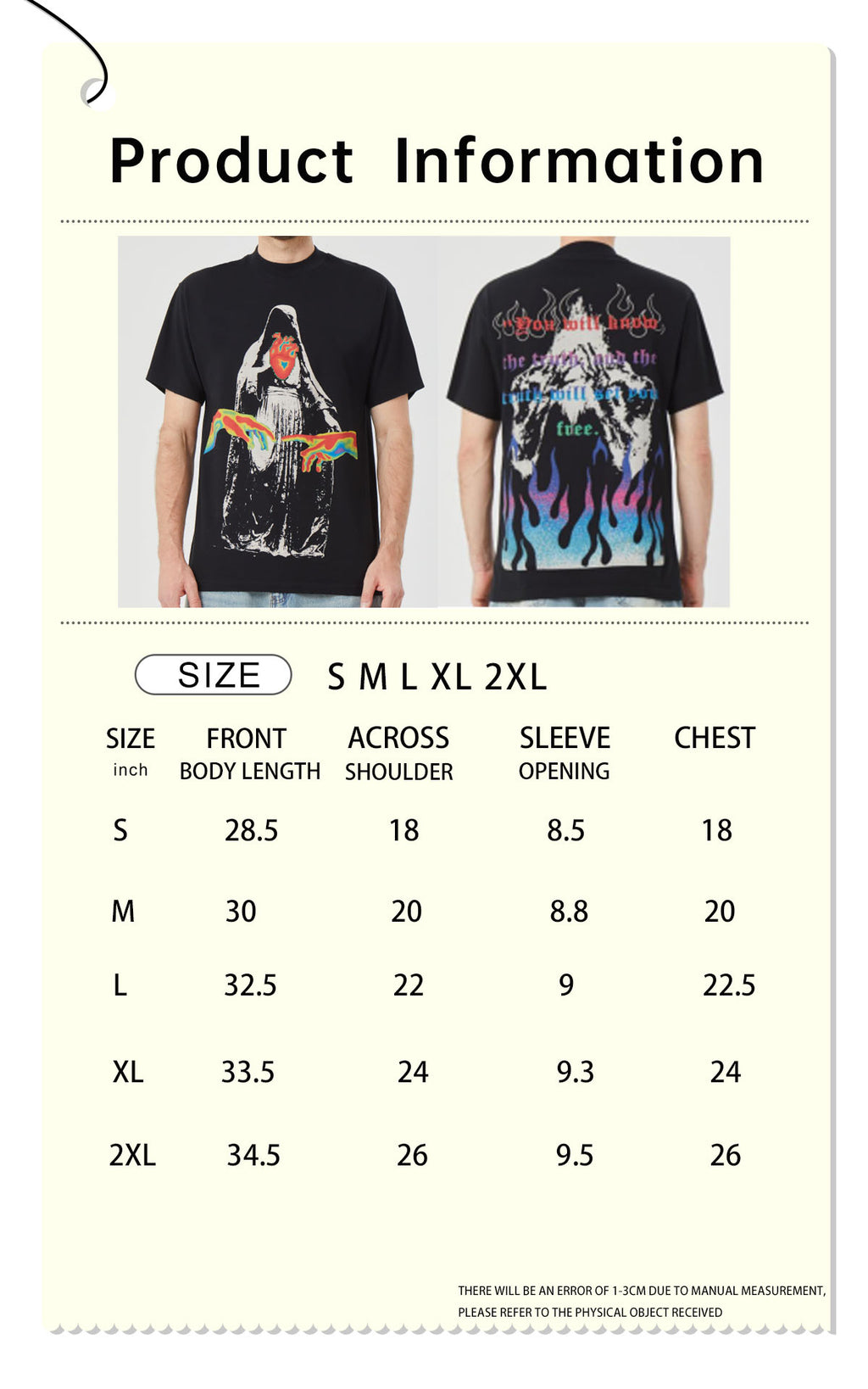 Men's Relaxed Fit Black Graphic T-Shirt