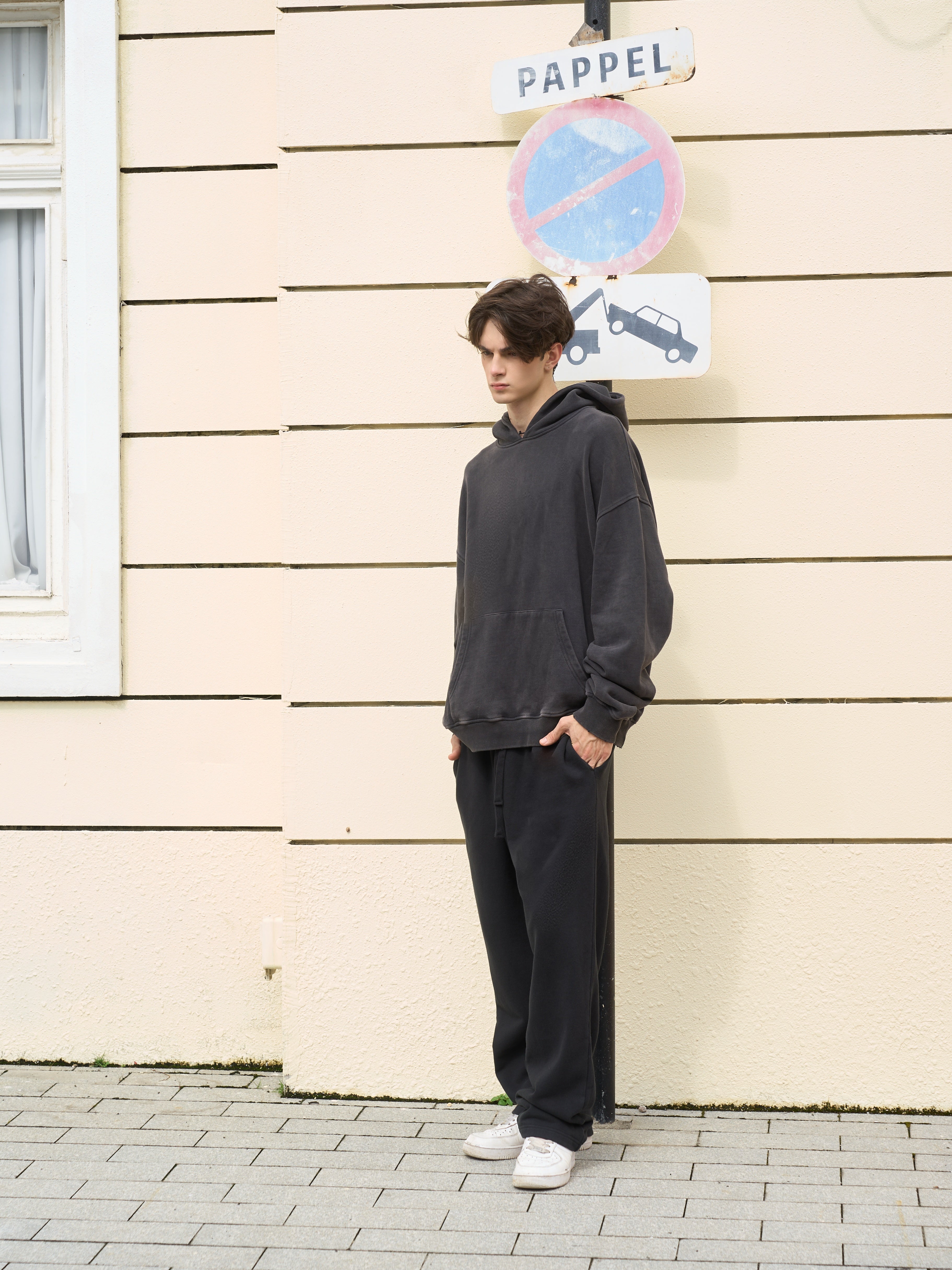 Men's Oversized Black Sweatpants