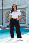 Fashionable and trendy plus-size jeans