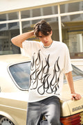 Men's Urban Flame Graphic T-Shirt