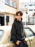 Men's Oversized Black Hoodie