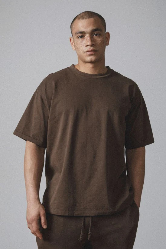 Brown Oversized T - Shirt