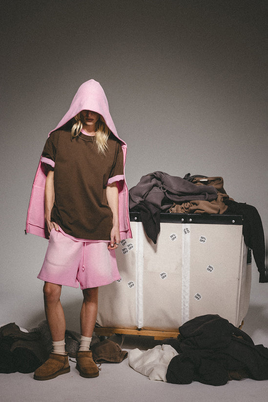 Brown Oversized T - Shirt