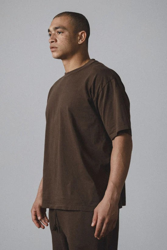 Brown Oversized T - Shirt
